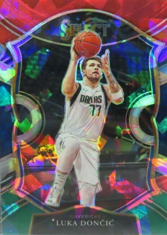 Luka Doncic 2020 Select #15 Concourse Red White Green SGC 9