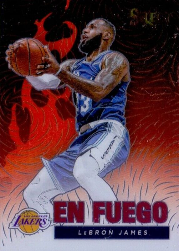 LeBron James 2020 Select #13 En Fuego PSA 10