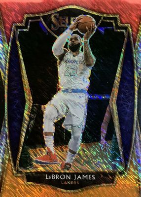 2020 Select #113 Premier Level Red White Orange Shimmer