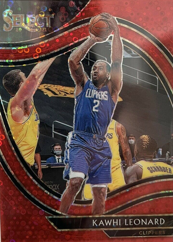 Kawhi Leonard 2020 Select #208 Courtside Red Disco /49 Price