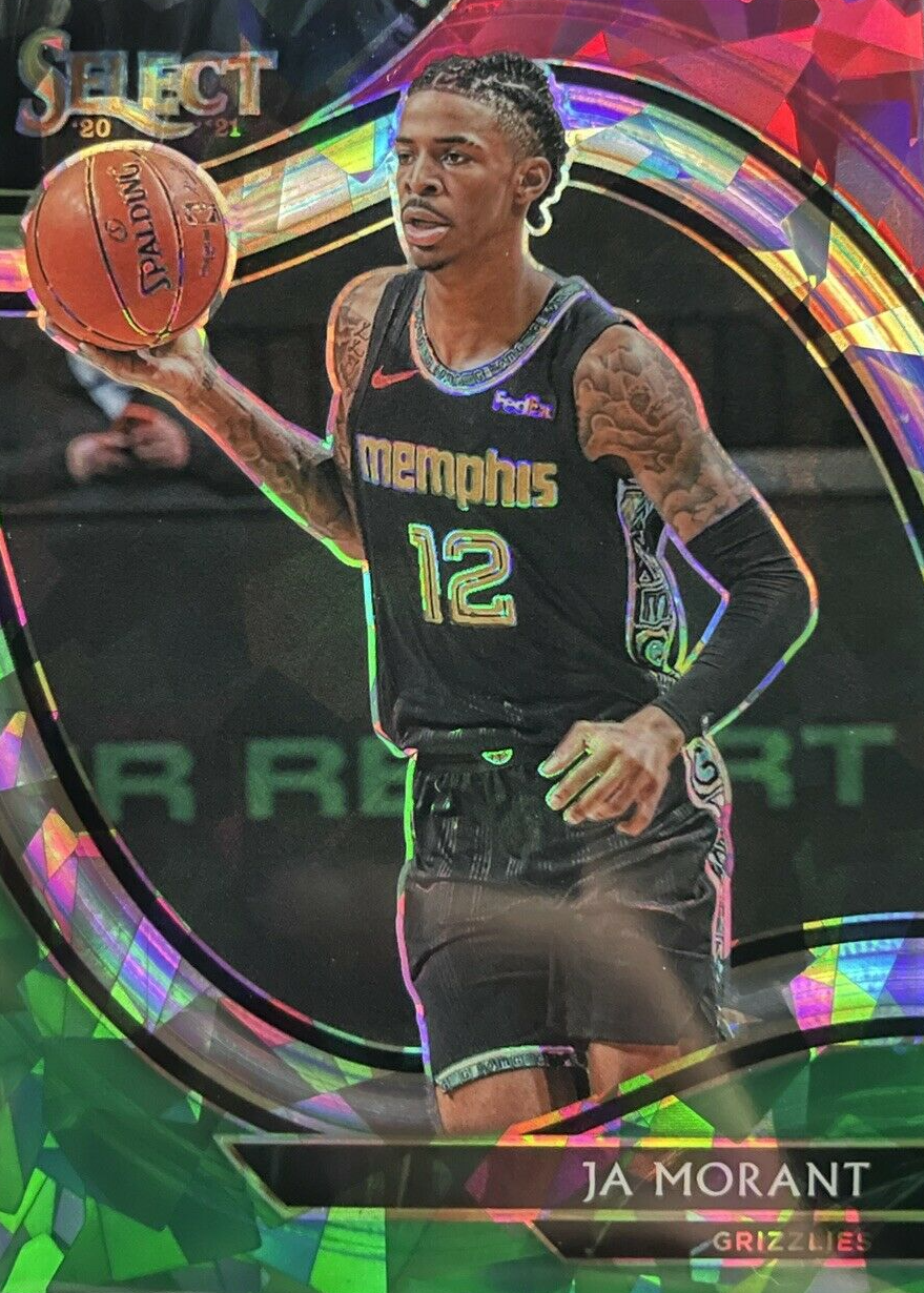 その他 Panini Select Ja Morant Diecut Red JA MORANT Autographed Memphis Grizzlies 2022 All Star Red