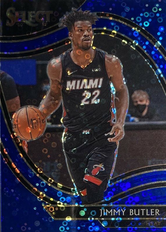 Jimmy Butler 2020 Select #257 Courtside Blue Disco /25 SGC 9.5