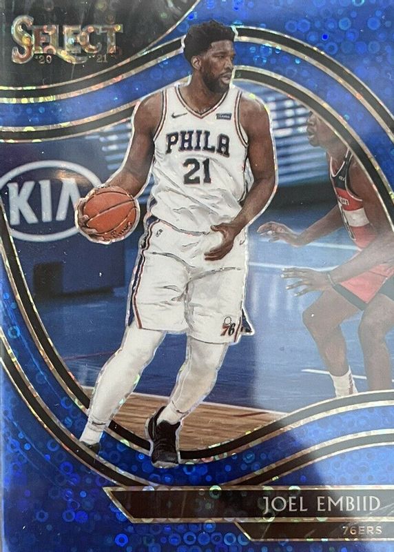 Joel Embiid 2020 Select #216 Courtside Blue Disco /25 PSA 10