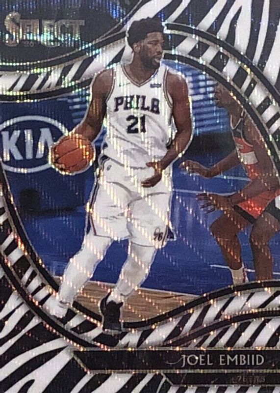 Joel Embiid 2020 Select #216 Courtside Zebra /(SSP) PSA 9