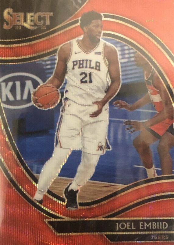 Joel Embiid 2020 Select #216 Courtside Red Wave SGC 10