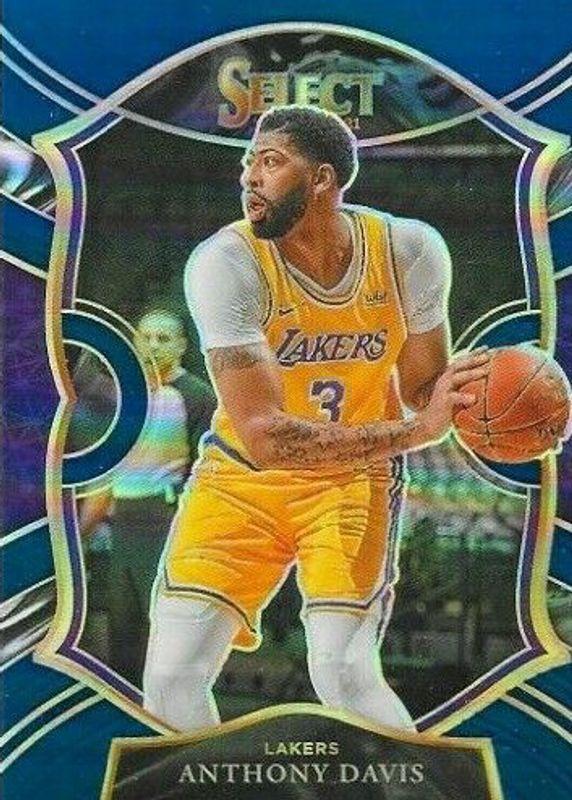 Anthony Davis 2020 Select #45 Concourse Blue Prizm SGC 10 PRISTINE