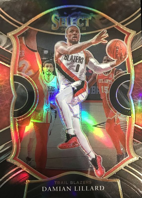 Damian Lillard 2020 Select #24 Concourse Black /1 SGC 9