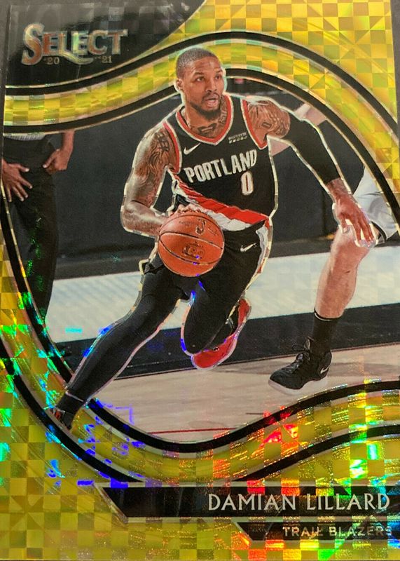 Damian Lillard 2020 Select #248 Courtside Gold /10 SGC 10