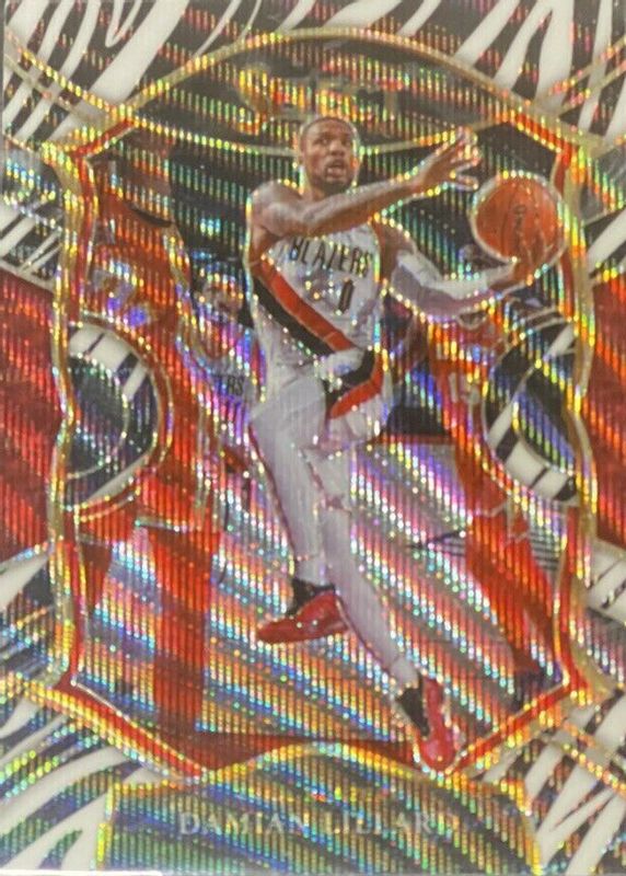 Damian Lillard 2020 Select #24 Concourse Zebra /(SSP) SGC 9