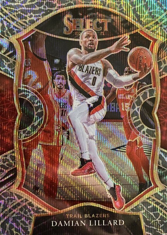 Damian Lillard 2020 Select #24 Concourse Elephant /(SSP) SGC 10