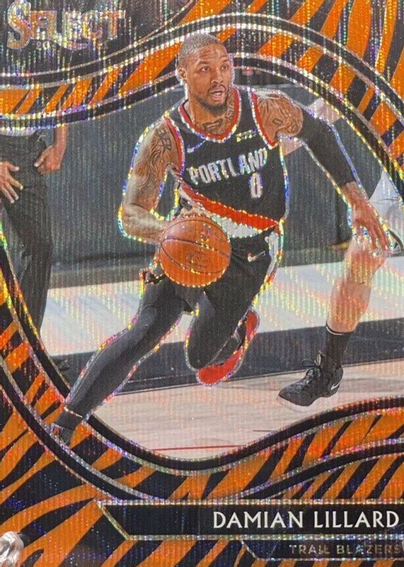 Damian Lillard 2020 Select #248 Courtside Tiger /(SSP) SGC 10