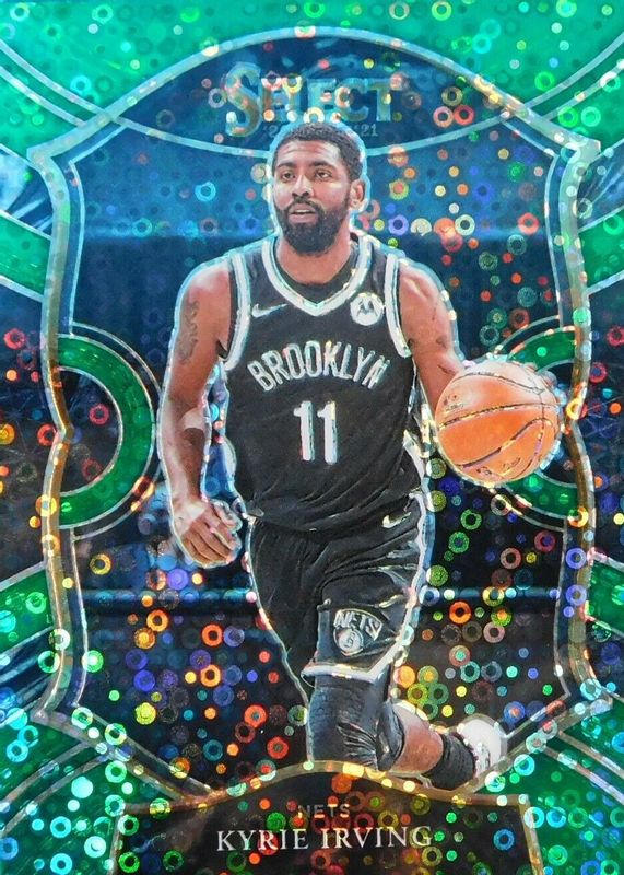 Kyrie Irving 2020 Select #42 Concourse Green Disco /5 SGC 9.5