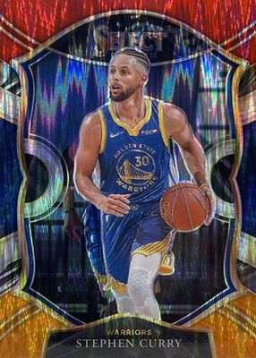 2020 Select #57 Concourse Red White Orange Flash