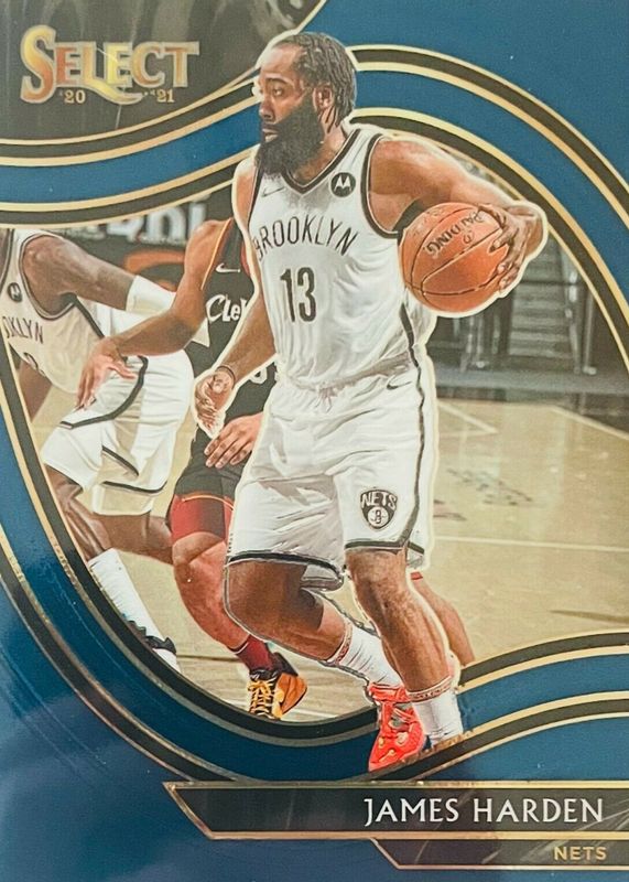 James Harden 2020 Select #212 Courtside Blue Retail RAW