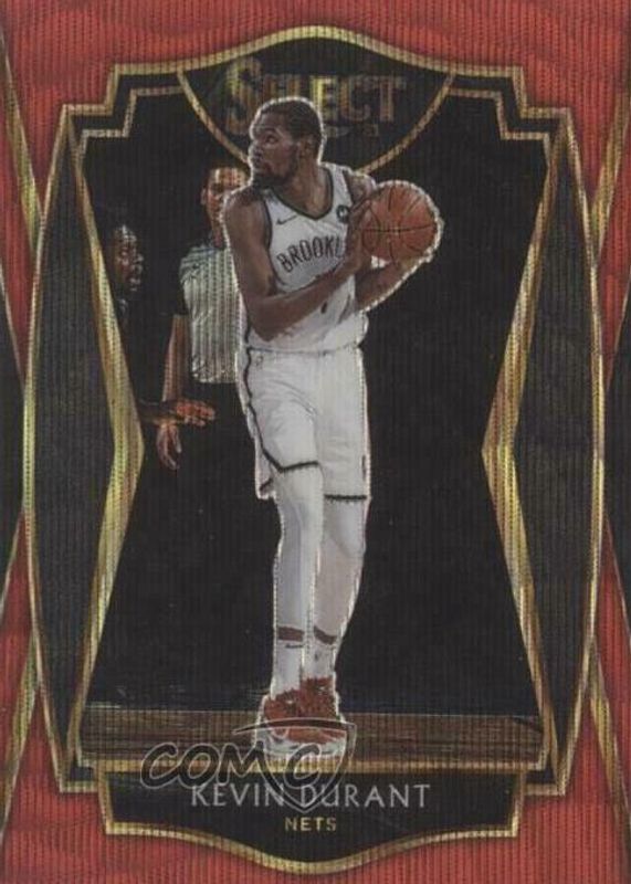 Kevin Durant 2020 Select #101 Premier Level Red Wave BGS 10 PRISTINE