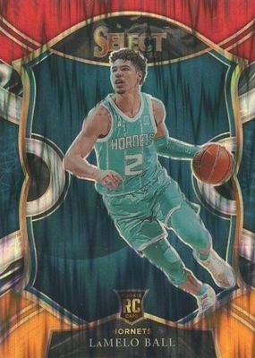 2020 Select #63 Concourse Red White Orange Flash