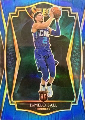 2020 Select #183 Premier Level Blue Prizm