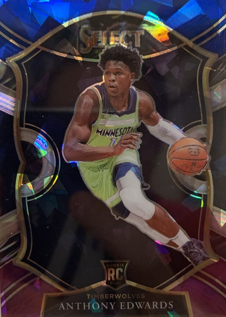 Anthony Edwards 2020 Select #61 Concourse Blue White Purple Price