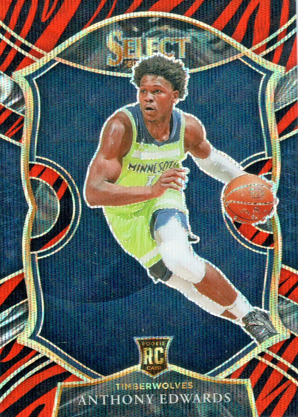 Anthony Edwards 2020 Select #61 Concourse Tiger /(SSP) Price