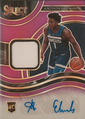 2020 Select #RJA-EDW Rookie Jersey Autographs - Purple /99