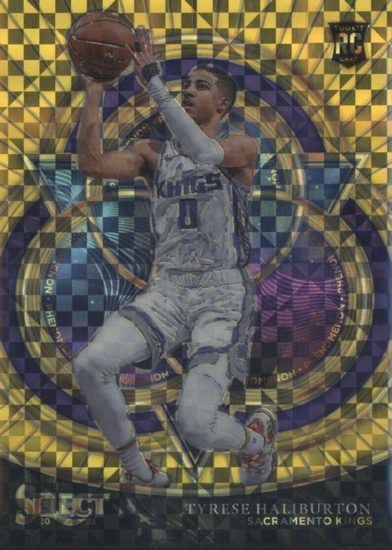 Tyrese Haliburton 2020 Select #22 Phenomenon - Gold /10 Rookie PSA 10