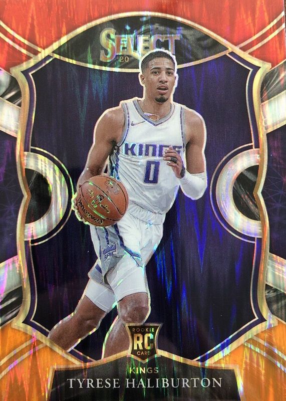 Tyrese Haliburton 2020 Select #72 Concourse Red White Orange Flash Rookie SGC 10 PRISTINE