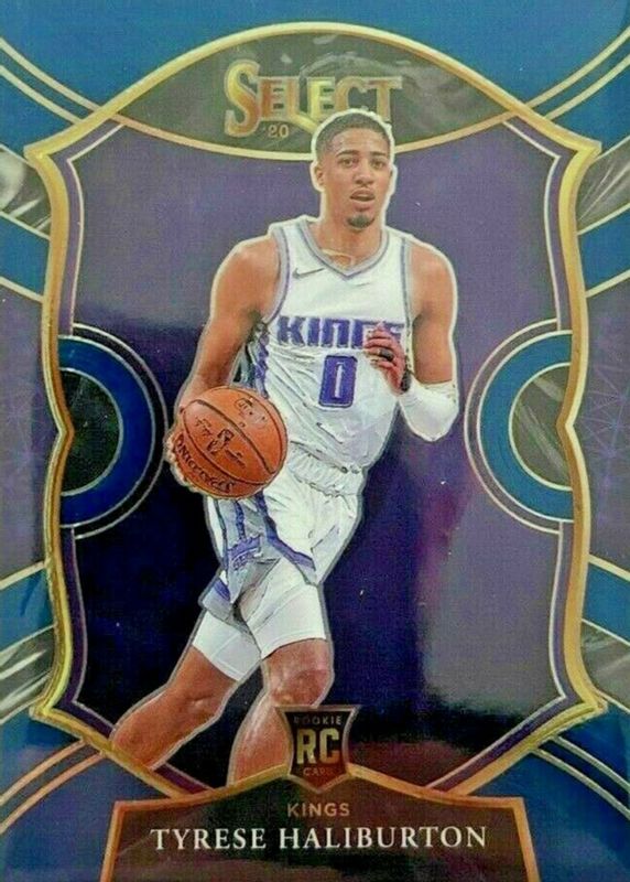 Tyrese Haliburton 2020 Select #72 Concourse Blue Retail Rookie RAW