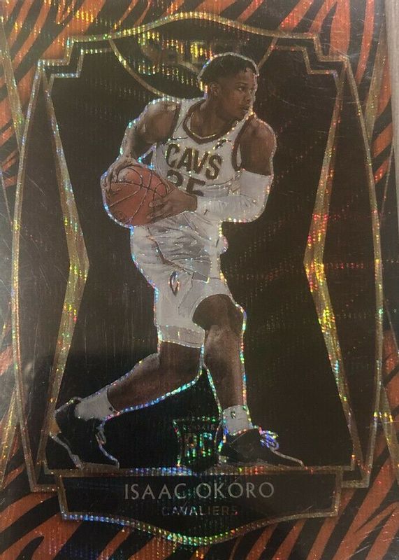 Isaac Okoro 2020 Select #182 Premier Level Tiger /(SSP) Rookie PSA 10