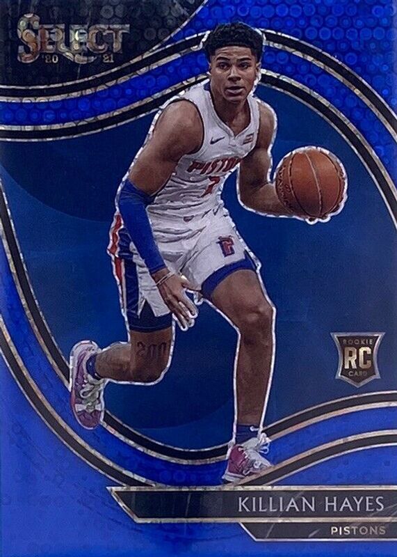 Killian Hayes 2020 Select #294 Courtside Blue Disco /25 Rookie RAW