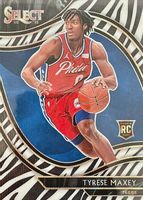 Tyrese Maxey 2020 Select #280 Courtside Zebra /(SSP) Price