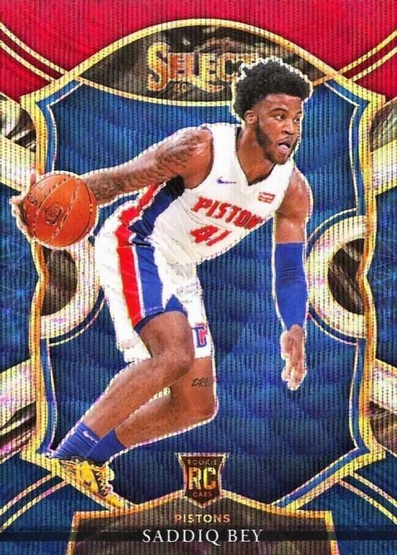 Saddiq Bey 2020 Select #79 Concourse Tri-Color Rookie SGC 10