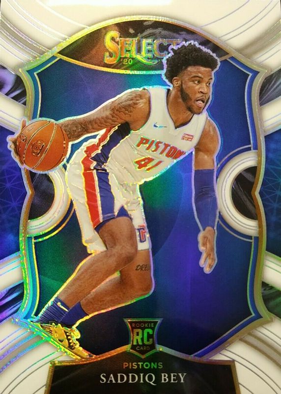 Saddiq Bey 2020 Select #79 Concourse White /149 Rookie SGC 10