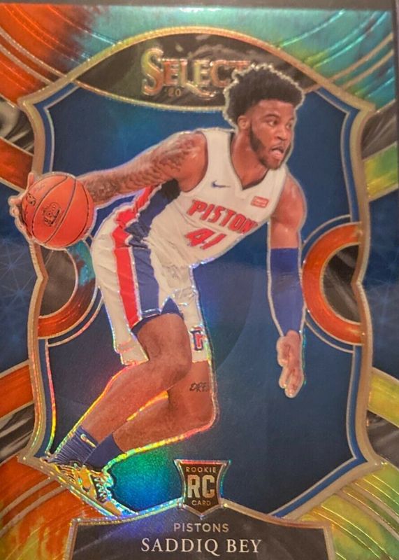 Saddiq Bey 2020 Select #79 Concourse Tie-Dye /25 Rookie RAW