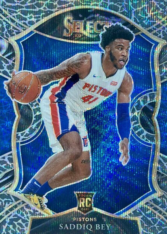 Saddiq Bey 2020 Select #79 Concourse Elephant /(SSP) Rookie SGC 9