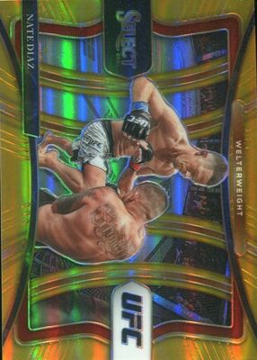 2021 Select UFC #189 Premier Level Gold /10