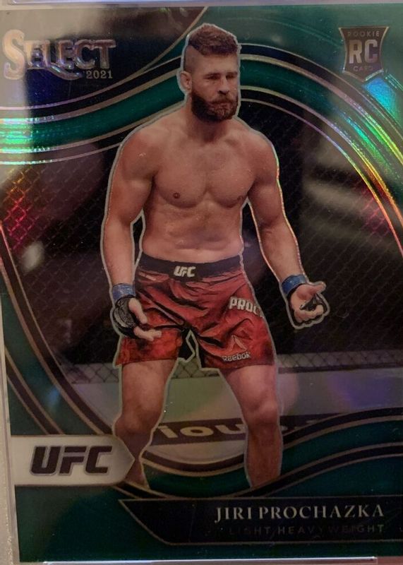 Jiri Prochazka 2021 Select UFC #285 Octagonside Green /5 Rookie PSA 10