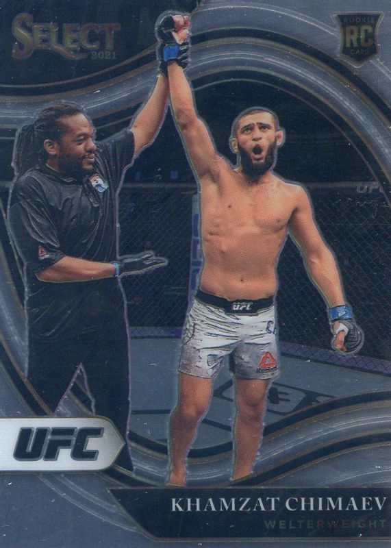 Khamzat Chimaev 2021 Select UFC #218 Octagonside Rookie BGS 9.5