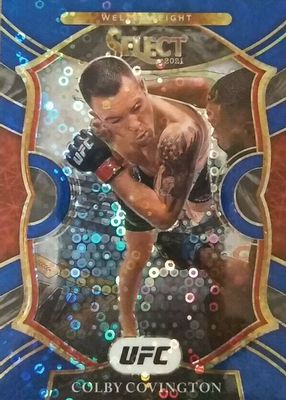2021 Select UFC #30 Concourse Blue Disco /99