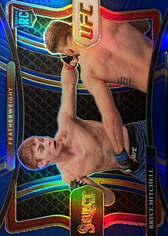 Bryce Mitchell 2021 Select UFC #108 Premier Level Blue /49 Rookie RAW