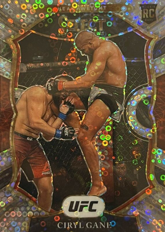 Ciryl Gane 2021 Select UFC #98 Concourse Disco Rookie RAW