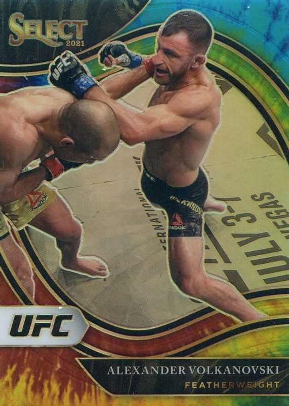 Alexander Volkanovski 2021 Select UFC #246 Octagonside Tie-Dye /25 RAW