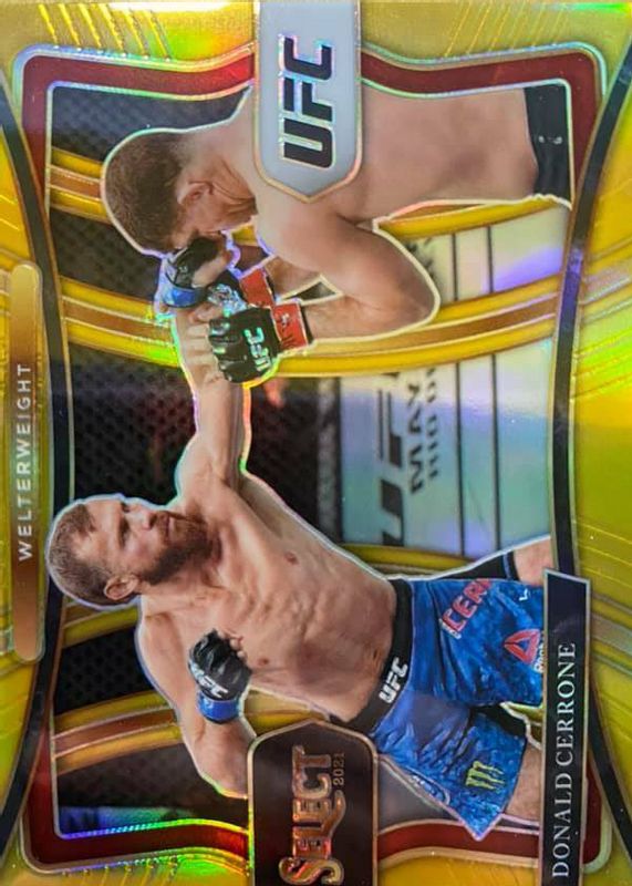 Donald Cerrone 2021 Select UFC #114 Premier Level Gold /10 RAW