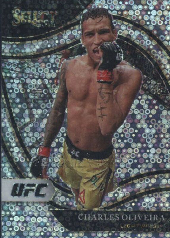 Charles Oliveira 2021 Select UFC #240 Octagonside Disco RAW