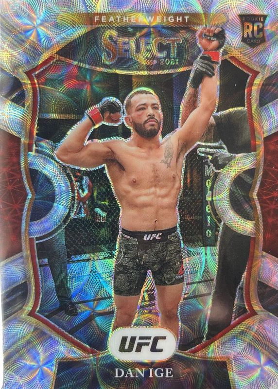 Dan Ige 2021 Select UFC #2 Concourse Scope Rookie RAW