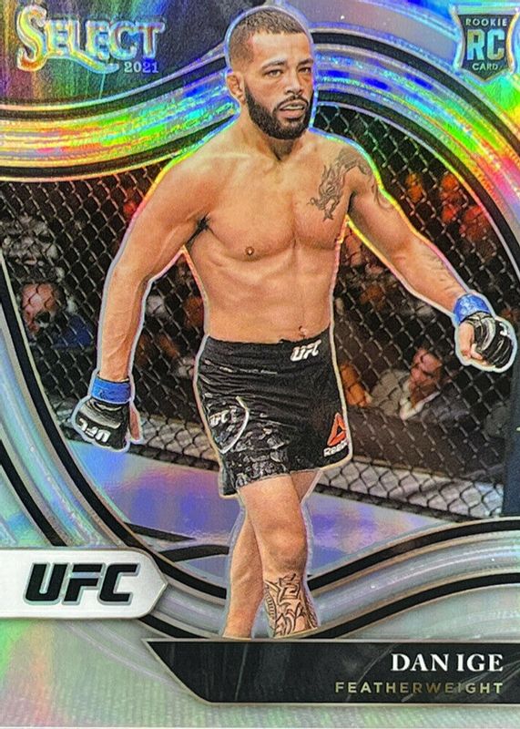 Dan Ige 2021 Select UFC #229 Octagonside Silver Rookie PSA 10