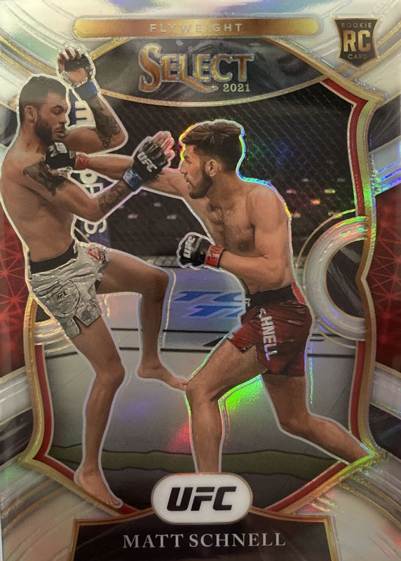 Matt Schnell 2021 Select UFC #85 Concourse Silver Rookie RAW