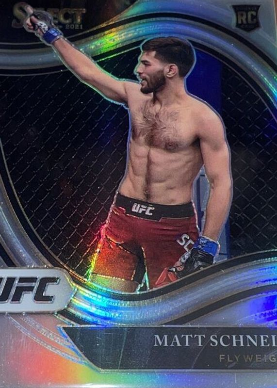 Matt Schnell 2021 Select UFC #275 Octagonside Silver Rookie BGS 9