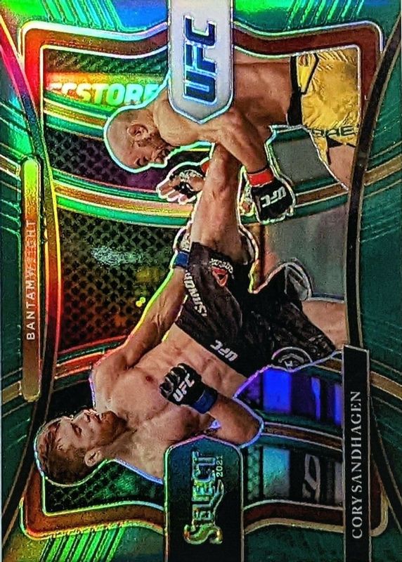 Cory Sandhagen 2021 Select UFC #191 Premier Level Green /5 RAW