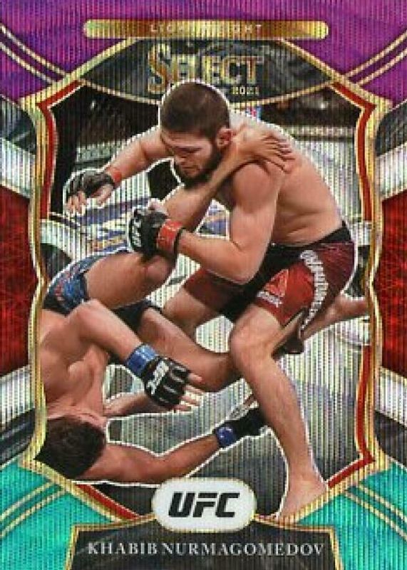 Khabib Nurmagomedov 2021 Select UFC #47 Concourse Tri-Color PSA 9