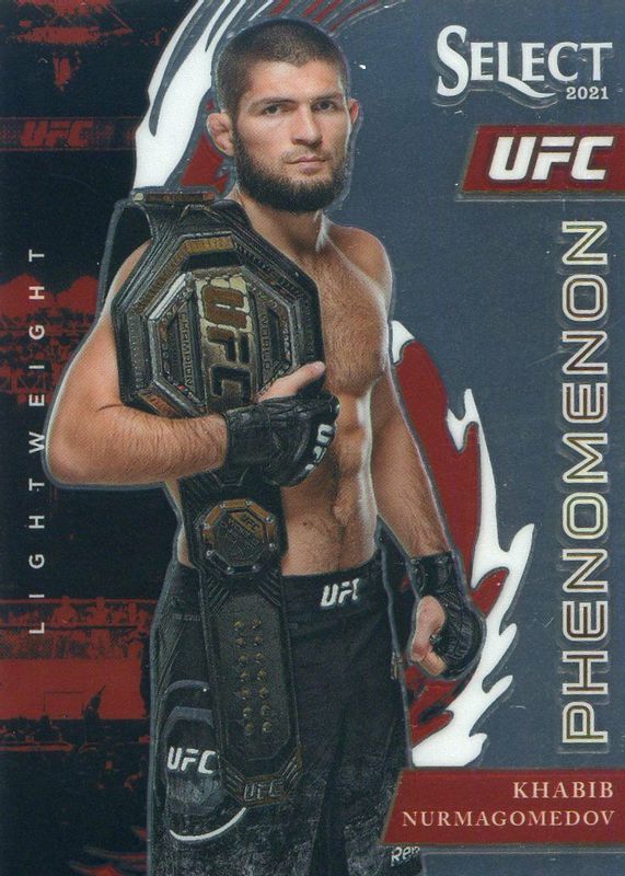 Khabib Nurmagomedov 2021 Select UFC #9 Phenomenon RAW